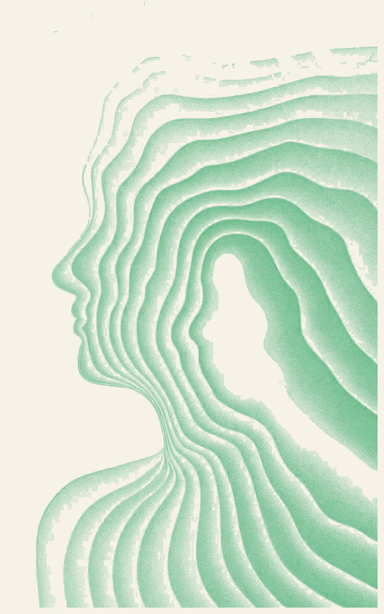 由呼吸波纹构成的 MeWave 人像概念视觉